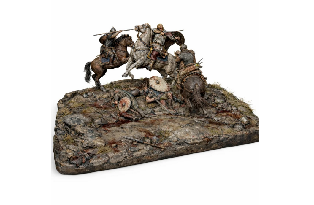 Historical diorama of Sviatoslav